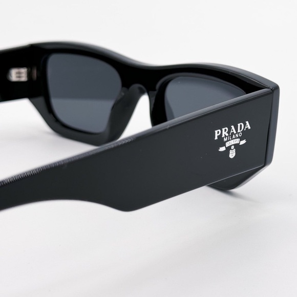 NEW PRADA PRA01S 1AB5S0 CAT EYE PRADA SUNGLASSES SPR A01 BLACK PR A01S - Picture 10 of 13